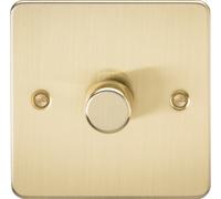 1G 2-way 10-200W (5-150W LED) Intelligent dimmer - Brushed Brass