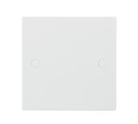 Knightsbridge SN8350 White Square Edge 1G Blanking Plate