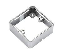 Knightsbridge 1GSBPC 1 Gang Surface Box in Polished Chrome Effect