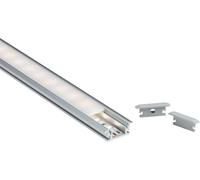 Knightsbridge 1M Aluminium Profile - Floor Recessed