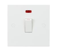 KnightsBridge 20A 1G DP Switch with Neon