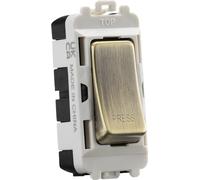 KnightsBridge 20AX 2 way retractive SP module (marked PRESS) - antique brass