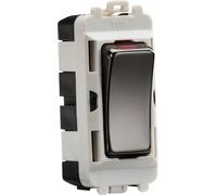 KnightsBridge 20AX DP grid module with LED indicator - black nickel