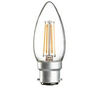 Knightsbridge 230V 4W LED 35mm Candle BC CLEAR CL4BCC