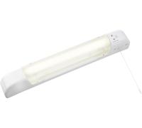 Knightsbridge LED Shaver Light with Dual Voltage Socket, Polycarbonate, 6 W, White, SLIGHT2