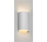 Knightsbridge PWL1 230V G9 40W Curved Up & Down Plaster Wall Light