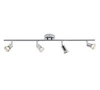 Knightsbridge NSPGU4C 230V GU10 Quad Bar Spotlight - Chrome
