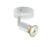 KnightsBridge 230V GU10 Single Spotlight - White