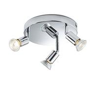 Knightsbridge 230V GU10 Triple Spotlight-Chrome