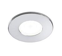 Knightsbridge 230V IP20 Fixed GU10 Fire-Rated Downlight Chrome
