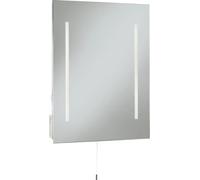 Knightsbridge 500 X 390mm Led Mirror with Dual Shaver Socket 230V IP44 10W