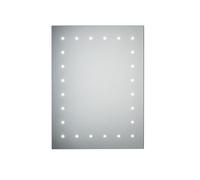 Knightsbridge 230V IP44 600 x 450mm LED Bathroom Mirror with Demister, Shaver Socket and Motion Sensor