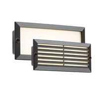 Knightsbridge BLED5BW 230V IP54 5W White LED Recessed Brick Light - Black Fascia