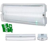 Knightsbridge 230V IP65 4W LED Emergency Bulkhead, 4 W, White
