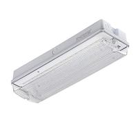 Knightsbridge 230V IP65 6W LED Emergency Bulkhead Non-maintained, 6 W, White