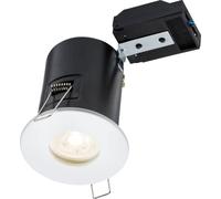 Knightsbridge VFCFIPW 230V IP65 Fixed GU10 Fire-Rated Downlight - White