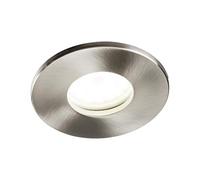 Knightsbridge 230V IP65 Fixed GU10 Fire-Rated Downlight Brushed Chrome, VFCFIPBC