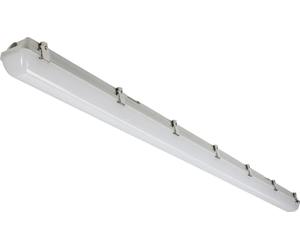 Knightsbridge 230V IP65 IK08 6ft Selectable 30W/60W CCT Adjustable Microwave Non-Corrosive
