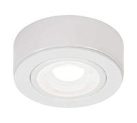 Knightsbridge 230V LED Under Cabinet Light -White 4000K,Cool White,73mm diameter