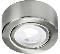 KnightsBridge 230V 2W LED Under Cabinet Light with Adjustable CCT - Brushed Chrome