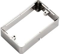Knightsbridge 2G Surface Box - Brushed Chrome