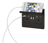 Knightsbridge 2GPHBK 2G Fold Away Phone Holder - Black