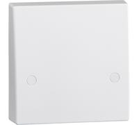 KnightsBridge 45A White 1G Cooker Cable Connection Unit Electric Wall Box