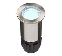 Knightsbridge 4IPB High Powered LED Stainless Steel Decking Light, Blue, IP67, LV, 4x0.5 W