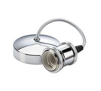 Knightsbridge 8271PC 6" E27 Vintage Pendant Set - Polished Chrome