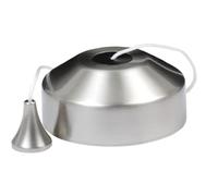 Knightsbridge 8300BC 2 Way Pull Cord Light Switch in Brushed Chrome, 40.0 mm*74.0 mm*74.0 mm