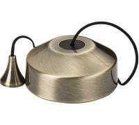 Knightsbridge 8301AB 1-Way 10-150W (5-100W LED) Trailing Edge Pull Cord Dimmer Switch - Antique Brass