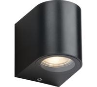 Knightsbridge Alana - 230V IP65 GU10 Polycarbonate Single Wall Light - Black