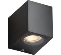 Knightsbridge ALS1BK ALANA 230V IP65 GU10 Polycarbonate Single Wall Light - Black