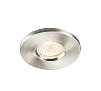 Knightsbridge Aluminium Recessed Downlight in Brushed Chrome