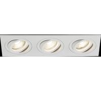 Knightsbridge Ambar Tri Tilt Square Downlight White AMA3TSW Netlighting White One Size
