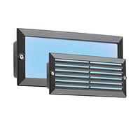 Knightsbridge BLED5BB 230V IP54 5W Blue LED Recessed Brick Light - Black Fascia