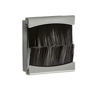Knightsbridge Brush Module 50 x 50mm, Grey, NETBR2GGY