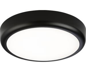Knightsbridge BT9ACTB 230V IP65 9W CCT Adjustable LED Bulkhead with Black Trim
