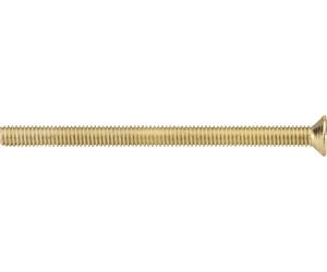 Knightsbridge CSCREW50FB M3.5 x 50mm Flat-Head Countersunk Electrical Socket Screw - Brass