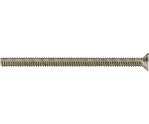 Knightsbridge CSCREW50FN M3.5 x 50mm Flat-Head Countersunk Electrical Socket Screw - Nickel Plated (100 Pack)