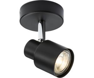Knightsbridge CSP1MB 230V GU10 Single Spotlight - Matt Black