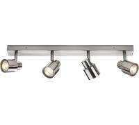 Knightsbridge CSP4BC 230V GU10 Quad Bar Spotlight - Brushed Chrome