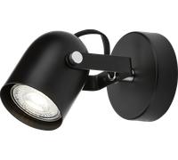 KnightsBridge 230V GU10 Single Spotlight, Matt Black