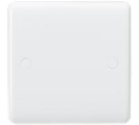 Knightsbridge Curved Edge 1G Blanking Plate - White - CU8350