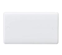 Knightsbridge Curved Edge 2G Blanking Plate - White - CU8360