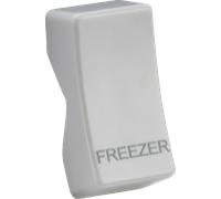 Knightsbridge CUFREEZER White Curved Edge Rocker Cover "FREEZER"