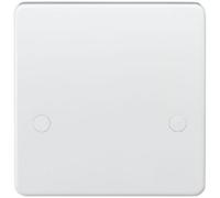 Knightsbridge Curved Edge 45A Cooker Connection Unit - White Plastic, Easy Wire Terminals - Cu8340