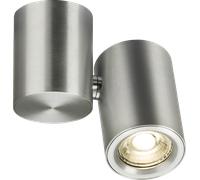 Knightsbridge DEA1TRBC Dee Single Surface Adjustable Round Spotlight Brushed Chrome