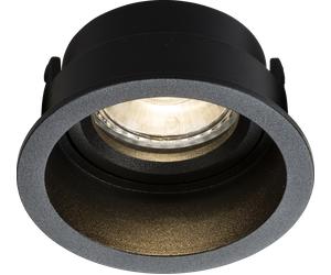 Knightsbridge DIA1FRB Dipa Single Fixed Round Anti-Glare Downlight Black