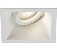 Knightsbridge DIB1TSW Dipa Single Tilt Square Anti-Glare Downlight White
